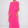 Capes*Vilagallo Cape Mirelle Pink Chiffon