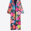 Coats*Vilagallo Coat Laura Maxi Flower Sequins