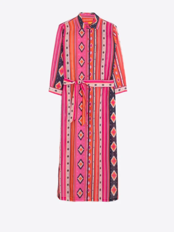 Dresses*Vilagallo Dress Antonella Navajo Pink Stripes