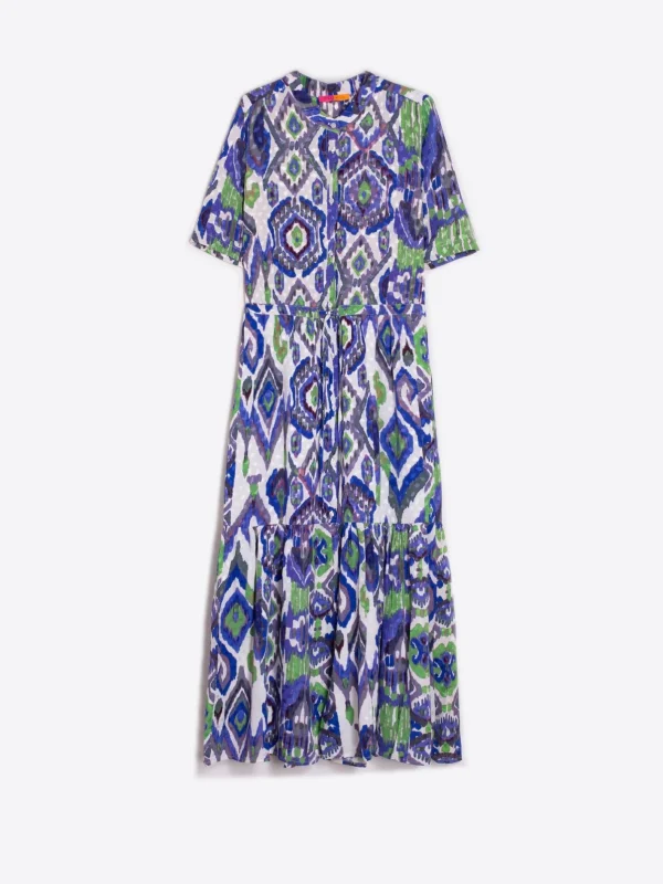 Dresses*Vilagallo Dress Aroa Watercolour Ikat