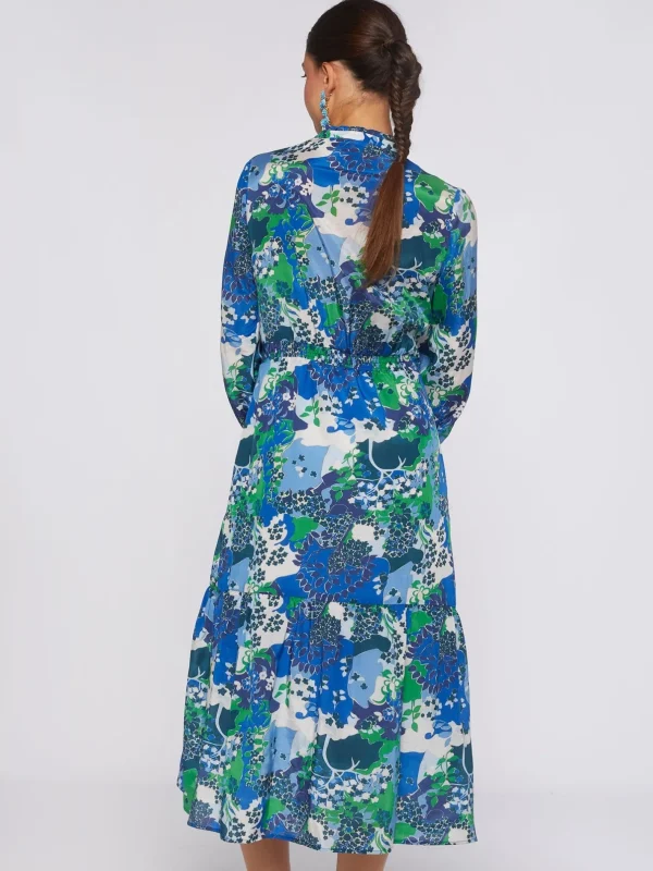 Dresses*Vilagallo Dress Brielle Blue Blossom