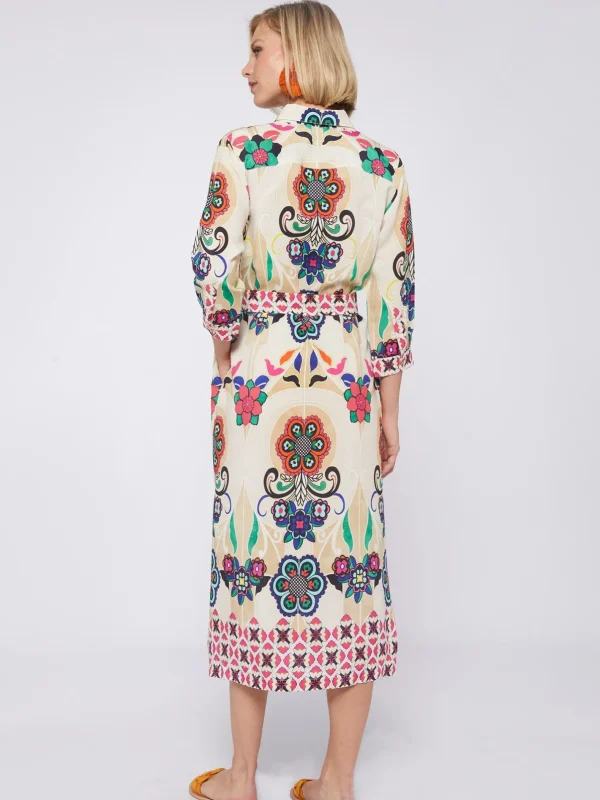 Dresses*Vilagallo Dress Dafne Floral Noveau