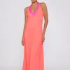 Dresses*Vilagallo Dress Daniela Orange Fluor Knit