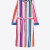 Dresses*Vilagallo Dress Dover Multicolor Cotton Stripe