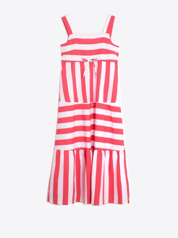 Dresses*Vilagallo Dress Elisa Coral Stripe