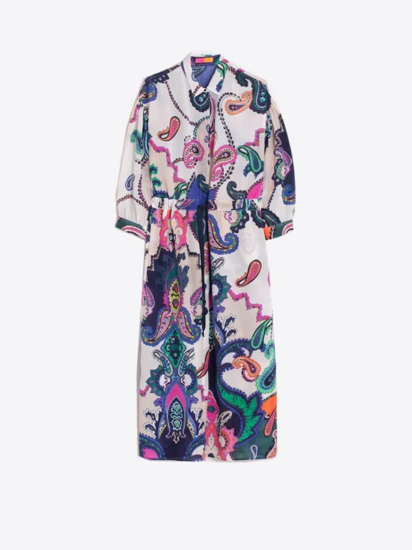 Dresses*Vilagallo Dress Lipa Maxi Paisley Print