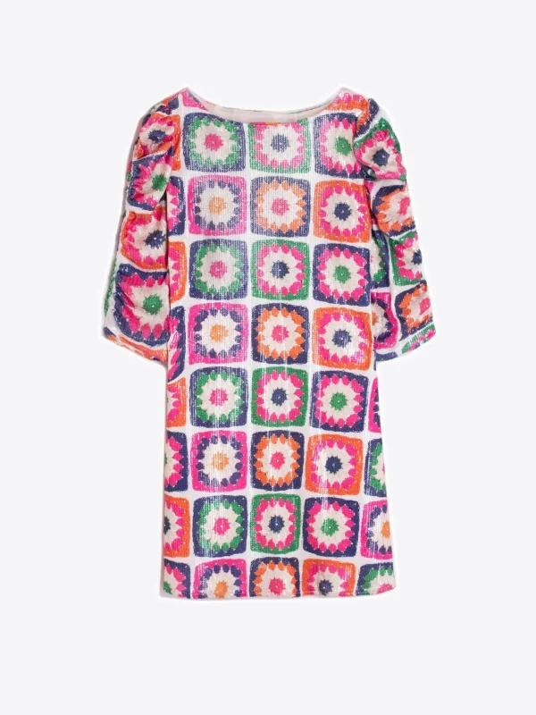 Dresses*Vilagallo Dress Manon Crochet Sequins