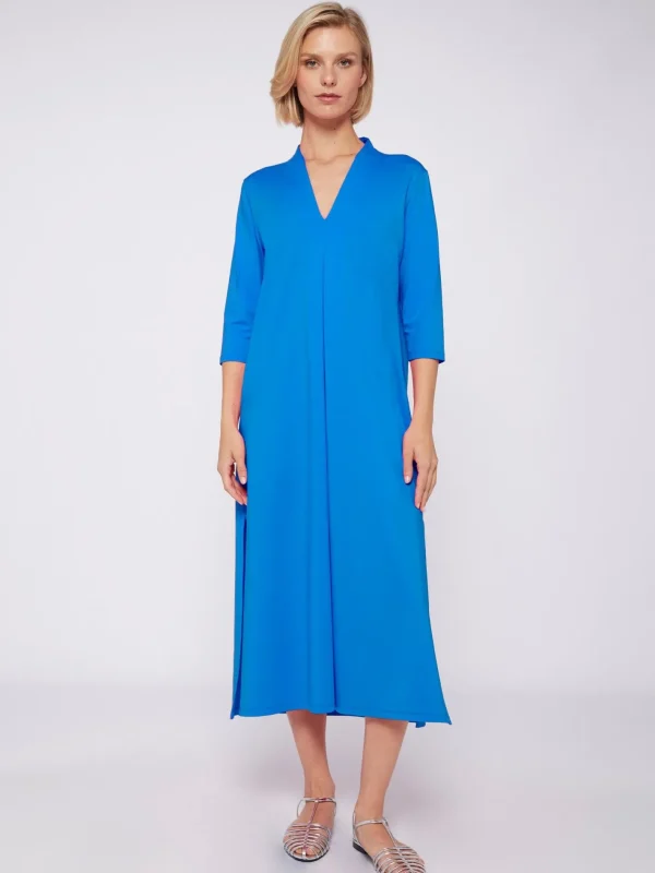 Dresses*Vilagallo Dress Noam Blue Knit