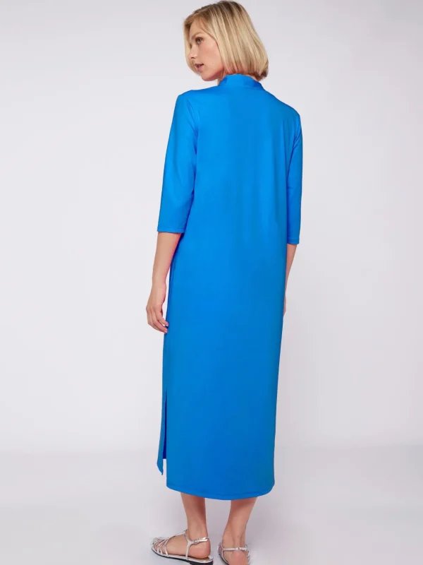 Dresses*Vilagallo Dress Noam Blue Knit