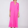 Dresses*Vilagallo Dress Noam Pink Fluor Knit