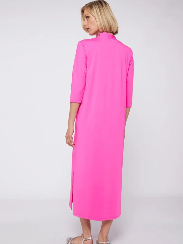 Dresses*Vilagallo Dress Noam Pink Fluor Knit