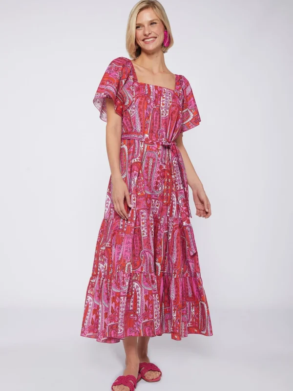 Dresses*Vilagallo Dress Palmira Pink Paisley