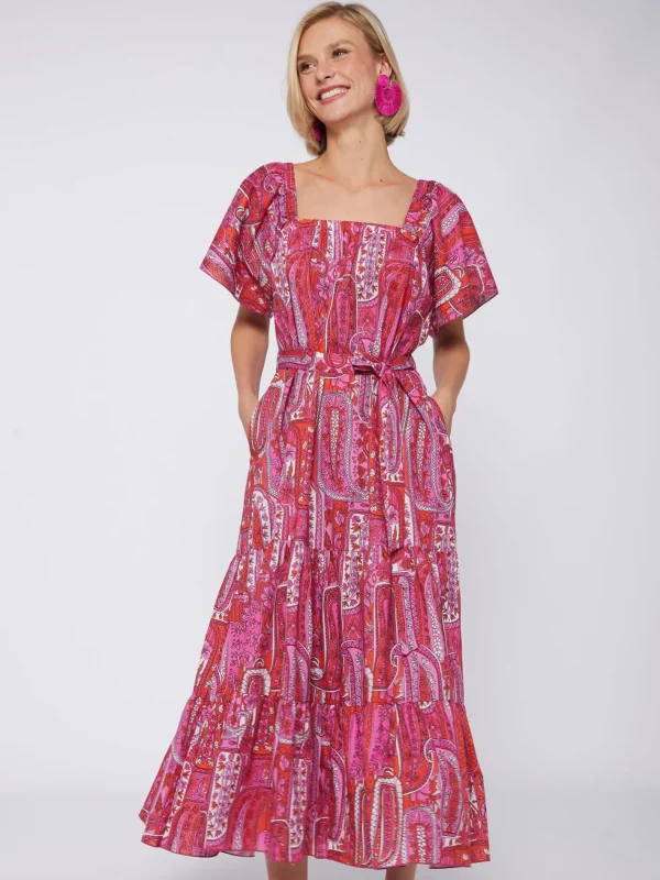 Dresses*Vilagallo Dress Palmira Pink Paisley