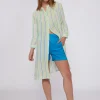 Dresses*Vilagallo Dress Rebecca Green Neon Stripes