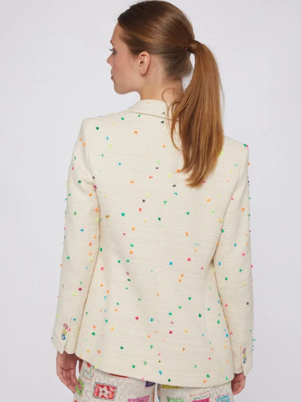 Jackets*Vilagallo Jacket Hannah Ecru Multicolour