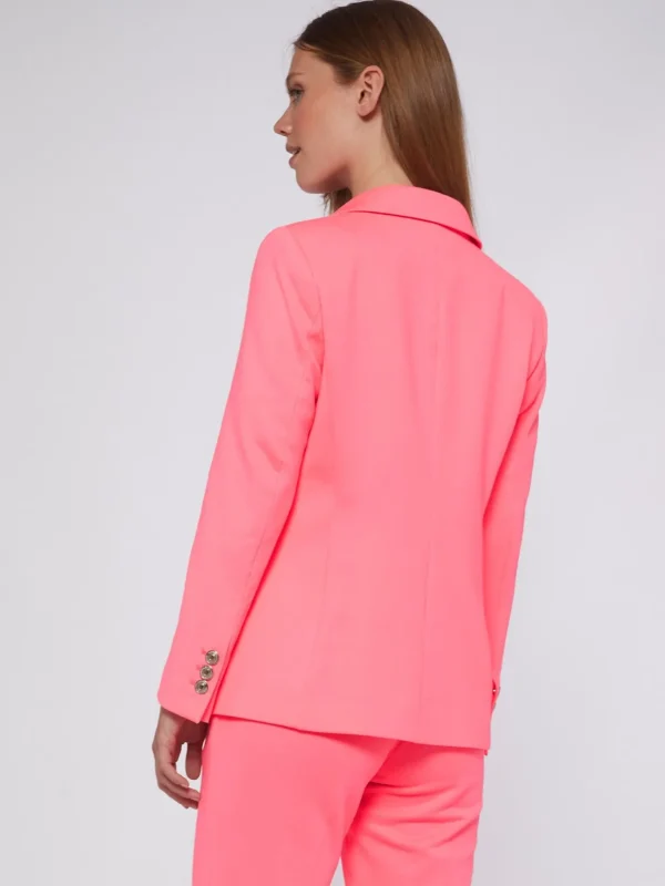 Jackets*Vilagallo Jacket Harlow Fluor Pink Knit