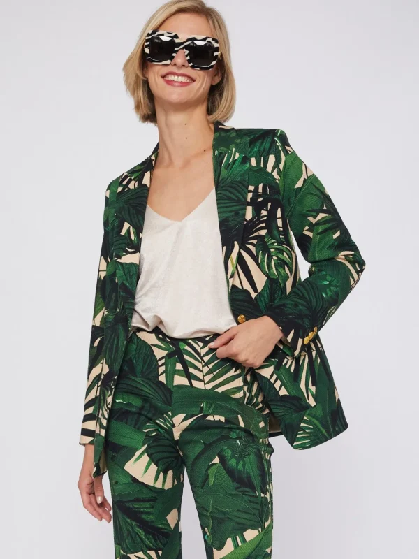 Jackets*Vilagallo Jacket Lidia Maxi Tropical Print