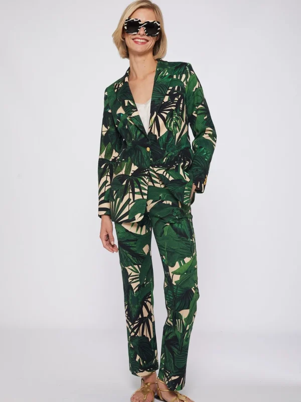 Jackets*Vilagallo Jacket Lidia Maxi Tropical Print