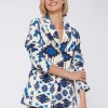 Jackets*Vilagallo Jacket Sophia Ikat Blue Print