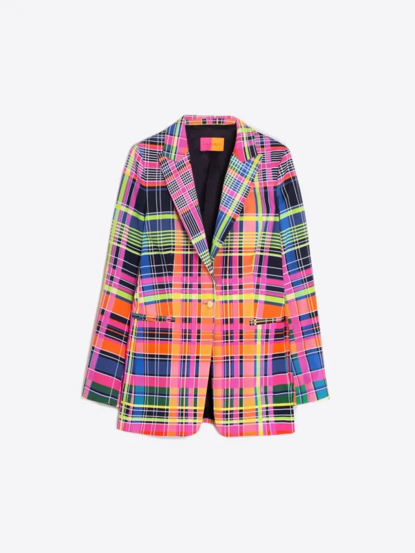 Jackets*Vilagallo Jacket Sophia Multicolour Check Gabardina