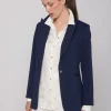 Jackets*Vilagallo Jacket Sophia Navy Knit Perfect Fit