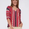 Knitwear*Vilagallo Knitwear Navajo Printed Pullover Navajo