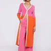 Knitwear*Vilagallo Knitwear Serena Bicolor Pink&Orange