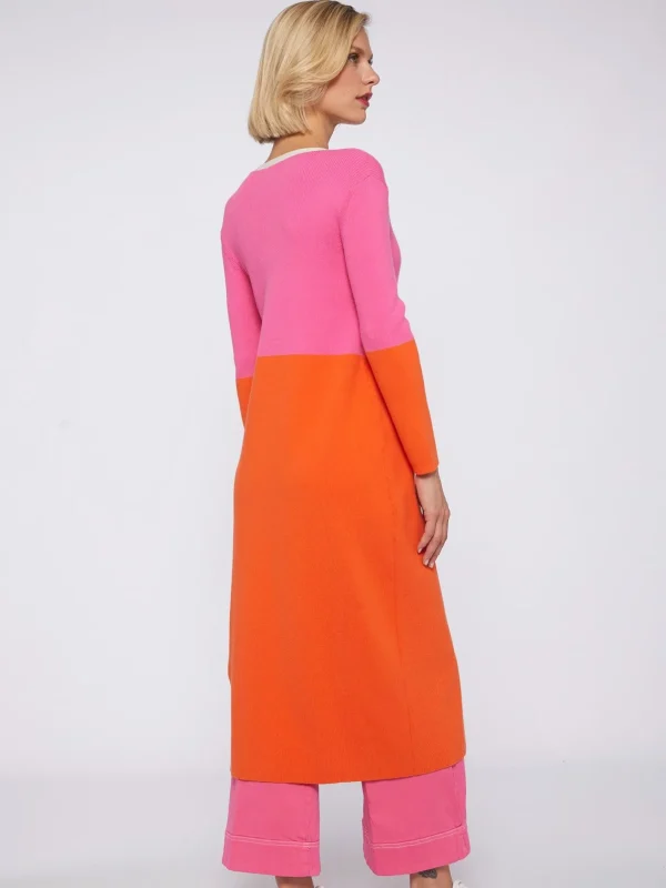 Knitwear*Vilagallo Knitwear Serena Bicolor Pink&Orange