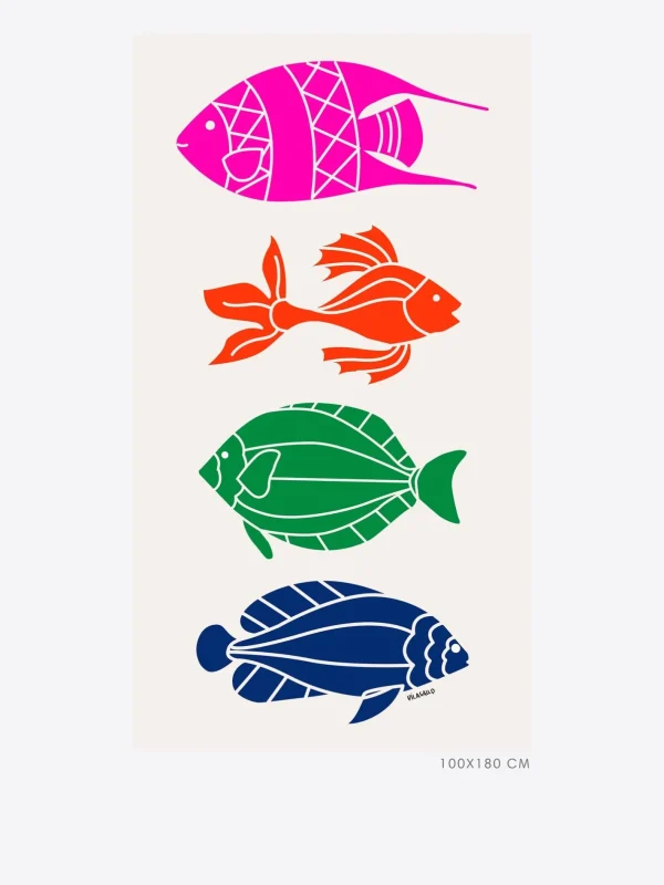 Hello Playa*Vilagallo Scarf Fishes