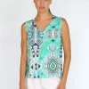 Shirts*Vilagallo Shirt Annita Navajo Turquoise