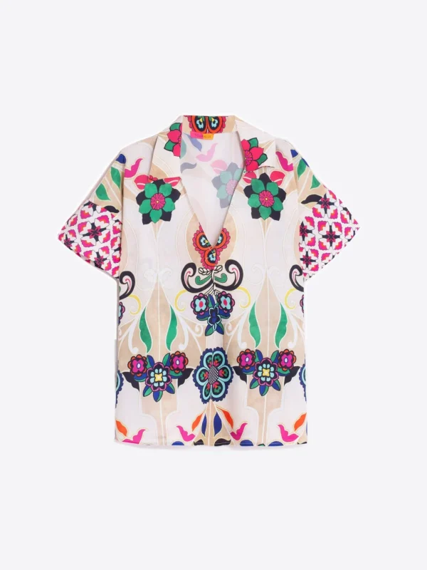 Shirts*Vilagallo Shirt Chantal Floral Noveau