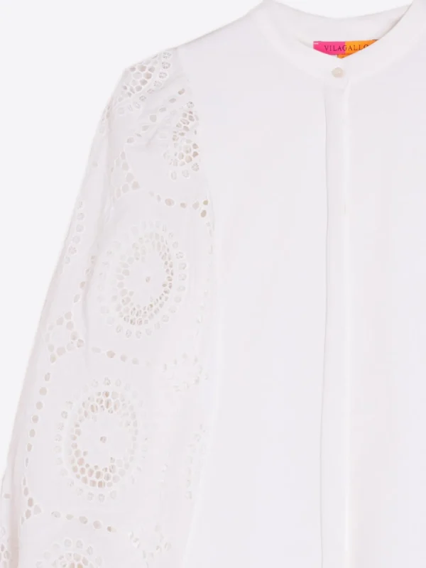 Shirts*Vilagallo Shirt Dina Sangallo White