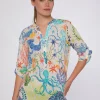 Shirts*Vilagallo Shirt Francina Mermaid Print