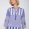 Shirts*Vilagallo Shirt Francina Tropical Link Stripes