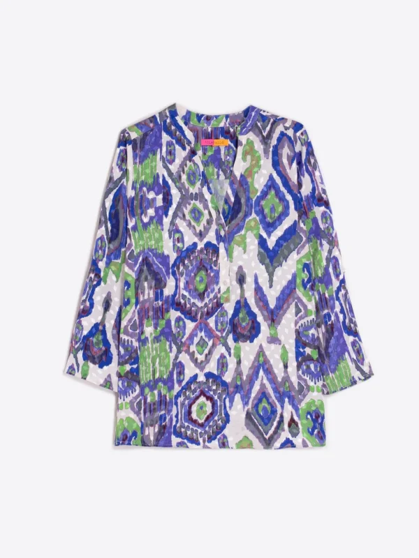 Shirts*Vilagallo Shirt Francina Watercolour Ikat