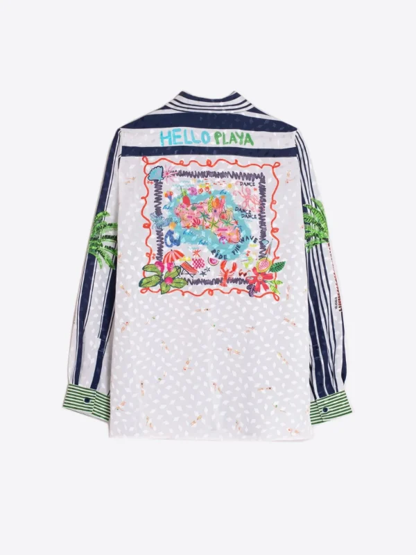 Shirts*Vilagallo Shirt Irina Patchwork Print