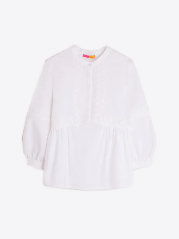 Shirts*Vilagallo Shirt Jolie White Poplin