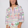 Shirts*Vilagallo Shirt Kaya Menorca Cross Stitch Print