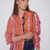 Shirts*Vilagallo Shirt Mafalda Navajo Pink Stripes