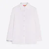 Shirts*Vilagallo Shirt Petra Emb White Tshirt