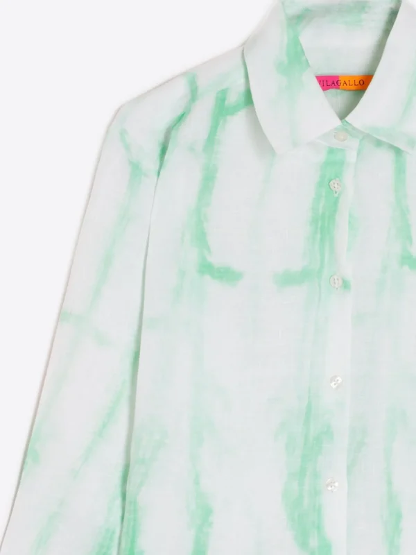 Shirts*Vilagallo Shirt Sara Green Tie Dye