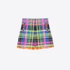 Trousers*Vilagallo Short Sandra Multicolour Check Gabardina