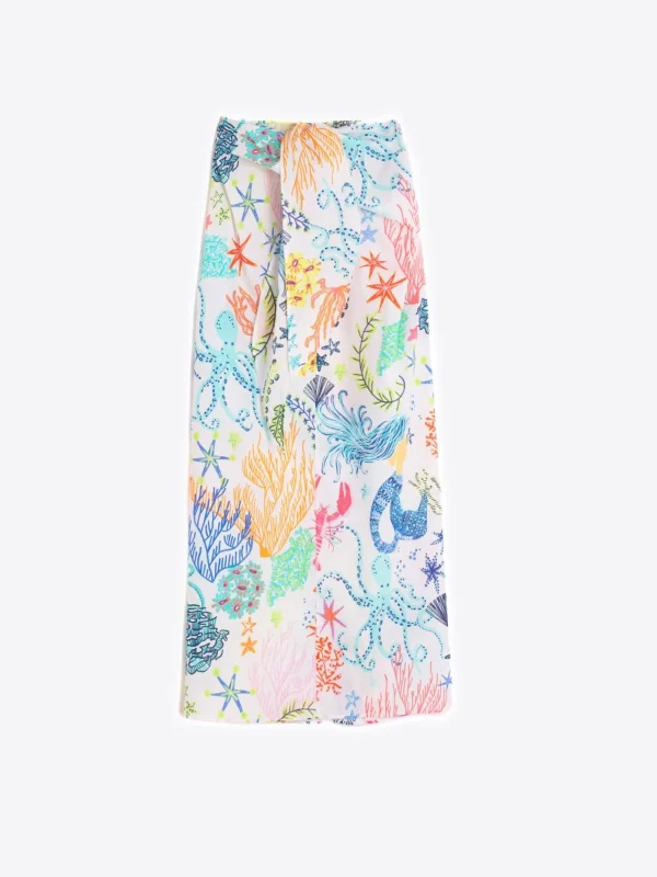 Skirts & Pareos*Vilagallo Skirt Pareo Mermaid Print