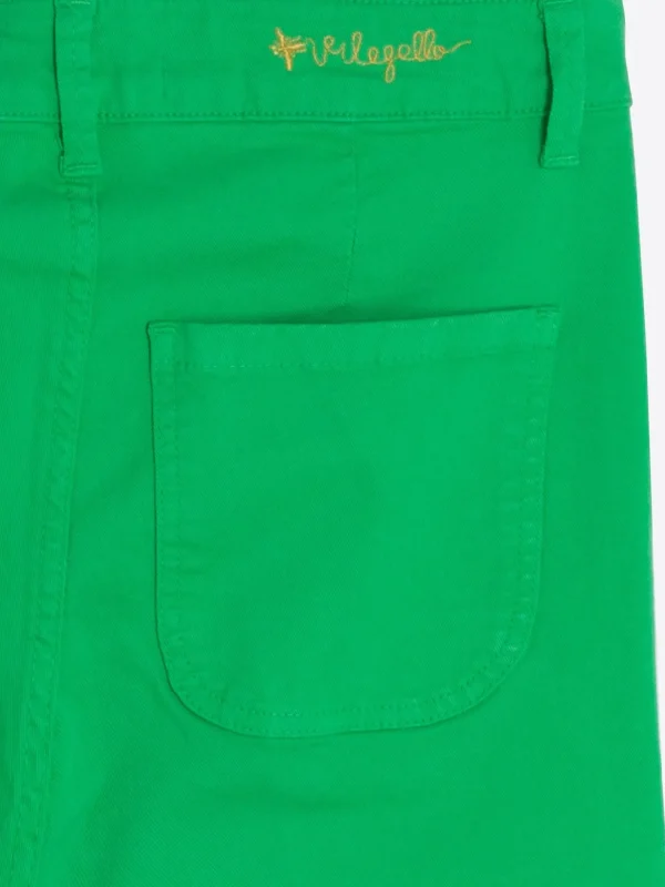 Trousers*Vilagallo Trouser Amelie Green