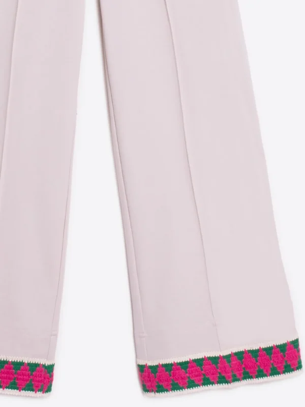 Trousers*Vilagallo Trouser Beatriz Marfil Knit Perfect Fit