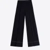 Trousers*Vilagallo Trouser Beatriz Wo Black Light Knit