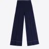 Trousers*Vilagallo Trouser Beatriz Wo Navy Light Knit