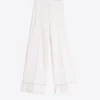 Trousers*Vilagallo Trouser Beatriz Wo White Knit Perfect Fit