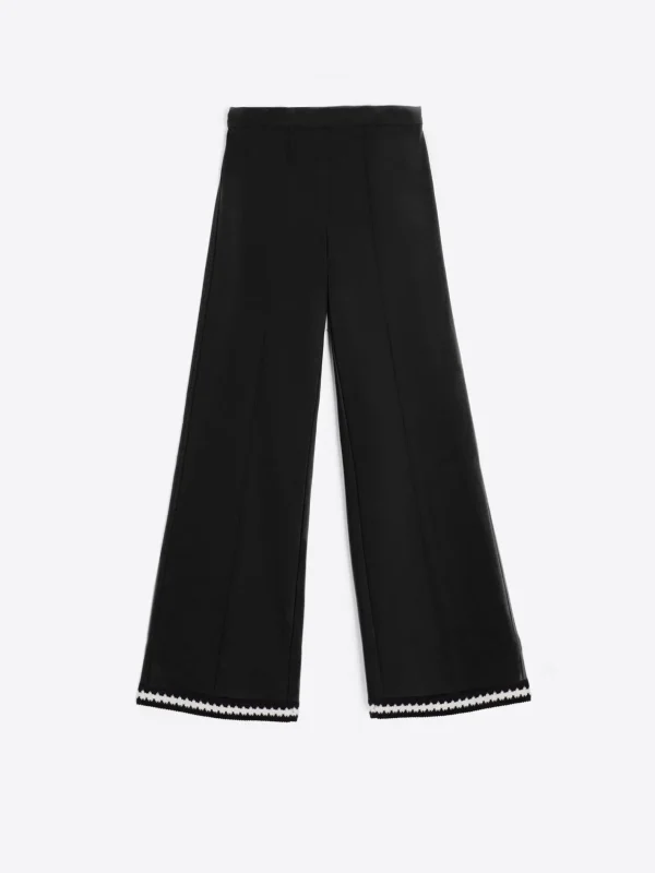 Trousers*Vilagallo Trouser Biarritz Navy Light Knit