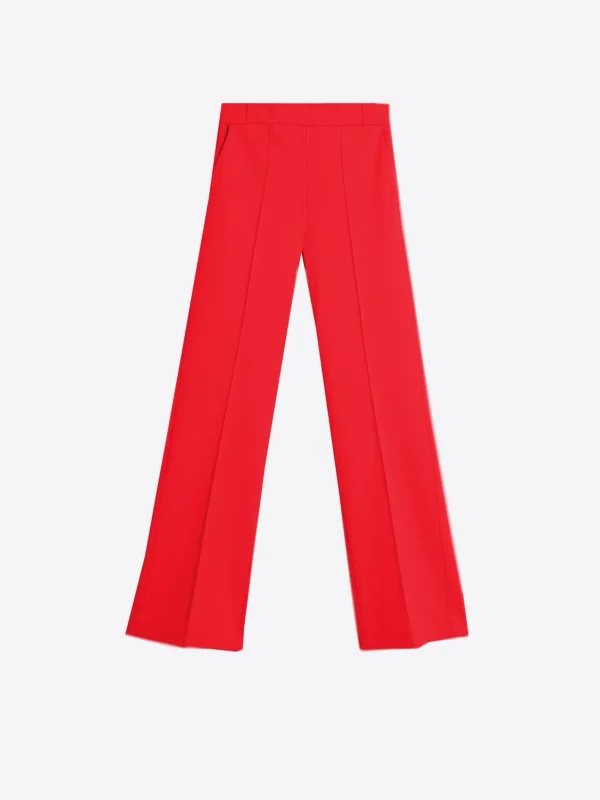 Trousers*Vilagallo Trouser Carla Coral Knit Perfect Fit